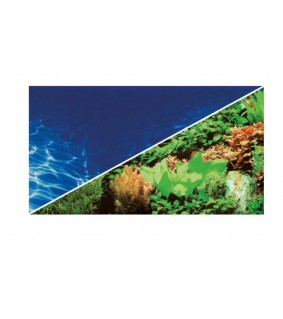 Hobby Fotorückwand-Zuschnitt 'Pflanzen 8/Marin Blue' 60 x 30 cm, doppelseitig, SB