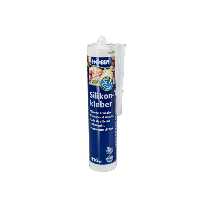 Hobby Silicone adhesive, transparent cartridge, 310 ml silikoni