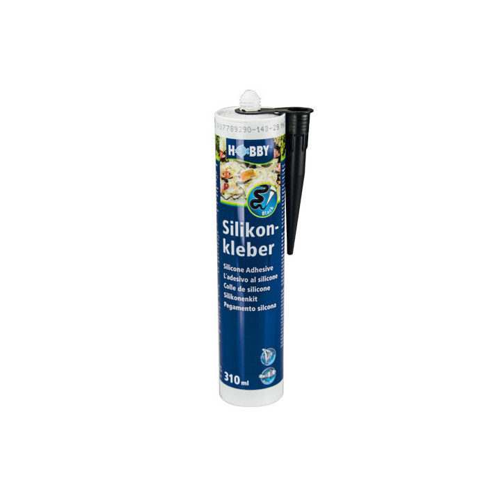Hobby Silicone adhesive black cartridge, 310 ml silikoni