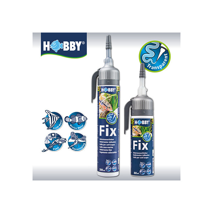Fix Underwater Adhesive , Terraario- ja akvaariotarvike