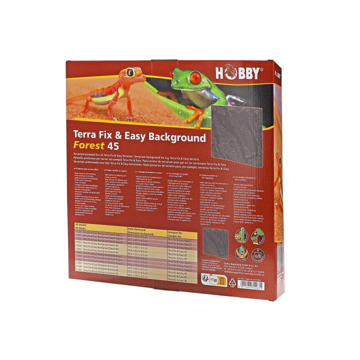 erra Fix & Easy Background Forest 45 45 , Terraario- ja akvaariotarvike