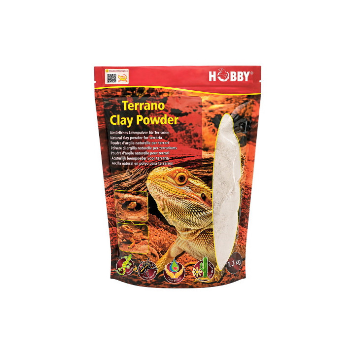 Terrano Clay Powder, white , Terraario- ja akvaariotarvike