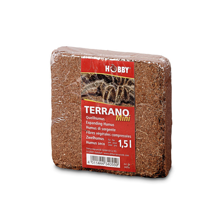 Terrano Expanding Humus Mini , Terraario- ja akvaariotarvike