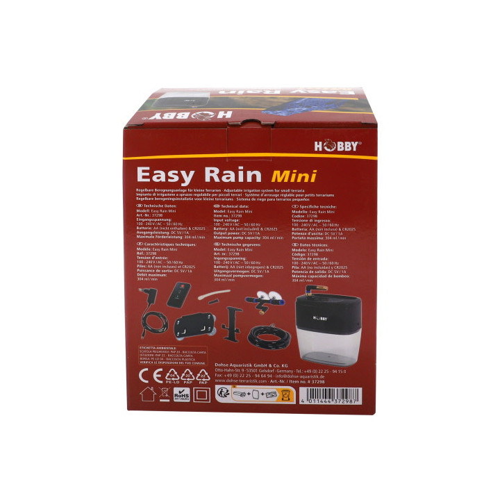 Easy Rain Mini , Terraario- ja akvaariotarvike