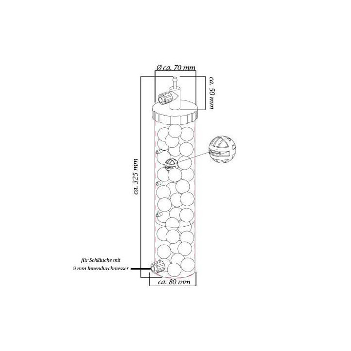 CO2-Reactor S , Terraario- ja akvaariotarvike