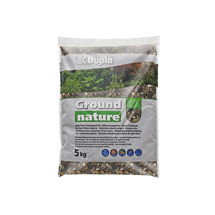 Dupla Ground nature River Pebbles , Terraario- ja akvaariotarvike
