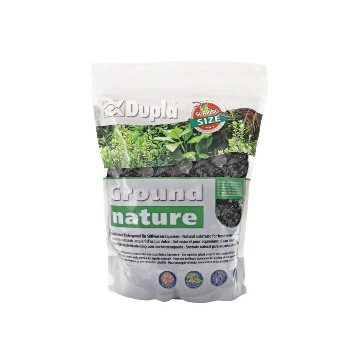 Dupla Ground nature Black Chips , Terraario- ja akvaariotarvike
