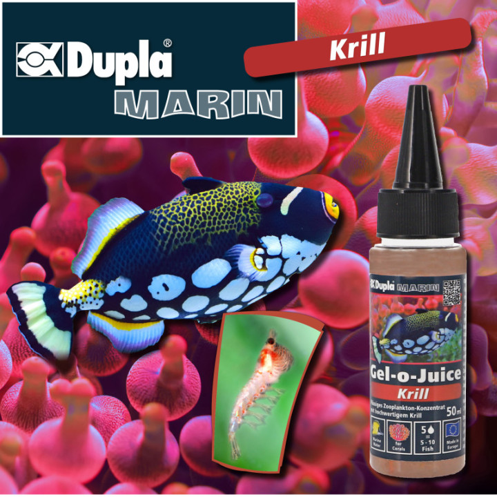 DuplaMarin Gel-o-Juice Krill 50 ml , Terraario- ja akvaariotarvike