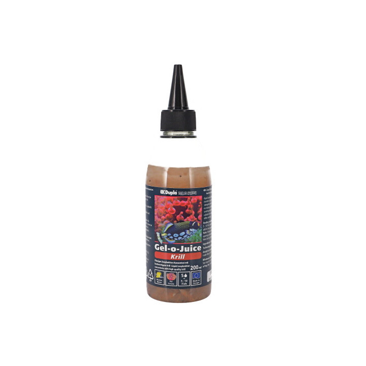 DuplaMarin Gel-o-Juice Krill 200 ml , Terraario- ja akvaariotarvike