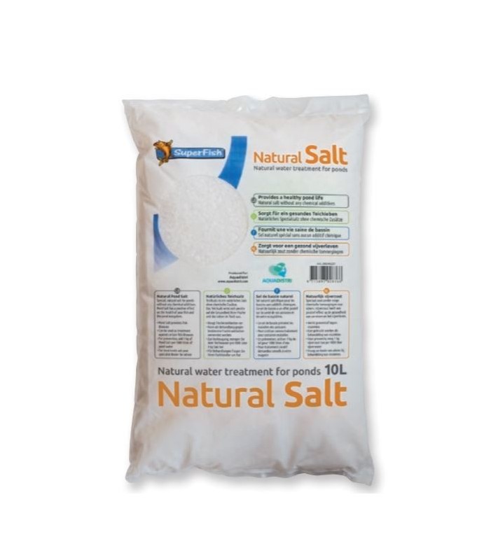 Superfish POND NATURAL SALT BAG 10 LTR lampi suola
