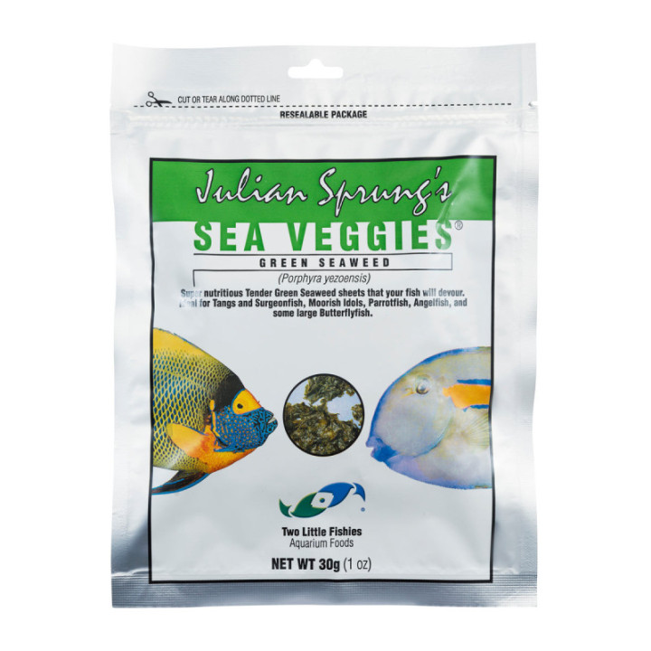 Two little fishies SeaVeggies Clips Single on a Hang Tag Card - Two Little Fishes