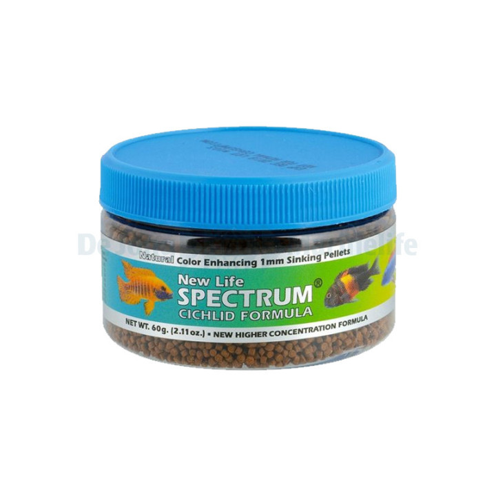 New Life Spectrum Spectrum Betta Formula 1mm Semi-Float Salt/Fresh - 50g - New Life Spectrum