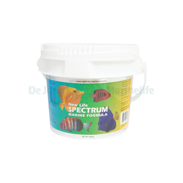 New Life Spectrum Spectrum Cichlid Formula 1mm Sinking Freshwater - New Life Spectrum