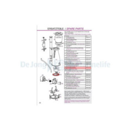 NYOS Fastening nut for Bubble Plate Q120 - Nyos