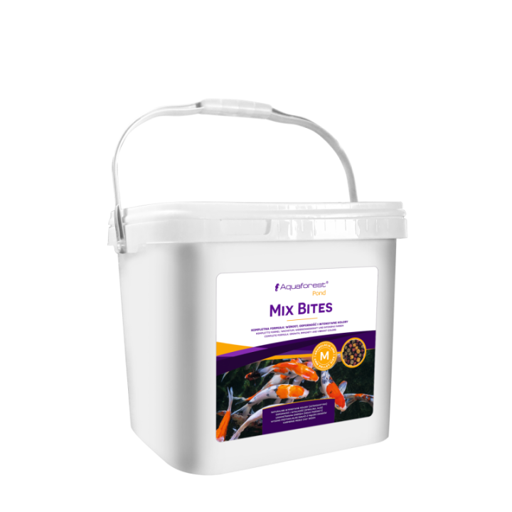 AquaForest Mix Bites M - 2.25 kg täysravinto lampikaloille - Aquaforest