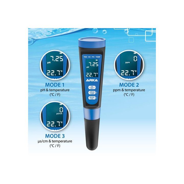 ARKA myAQUA pH/TDS/EC-Meter - ARKA