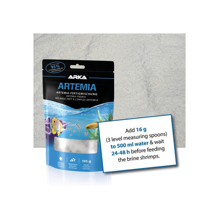 ARKA Artemia - Ready-Mix brine shrimp eggs & salt - ARKA