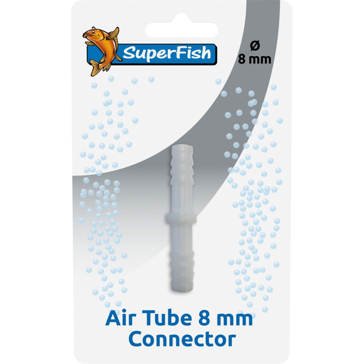 SUPERFISH AIR TUBE 8MM STRAIGHT CONNECTOR - SuperFish