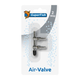 SUPERFISH BRASS AIR VALVE 2 WAY BLISTER - SuperFish