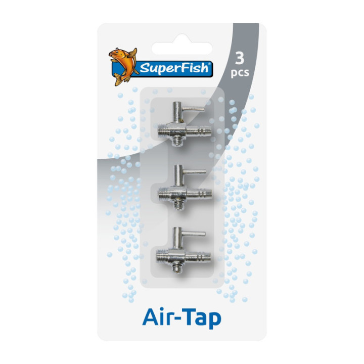 SUPERFISH BRASS AIR SCREW VALVE BLISTER 3 PCS - SuperFish