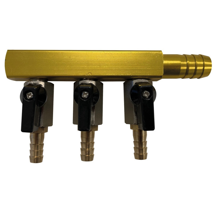 SUPERFISH RVS AIR DISTRIBUTOR 8MM 3 OUTLETS - SuperFish