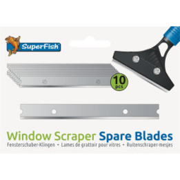 SUPERFISH WINDOW SCRAPER SPARE BLADES 10X - SuperFish