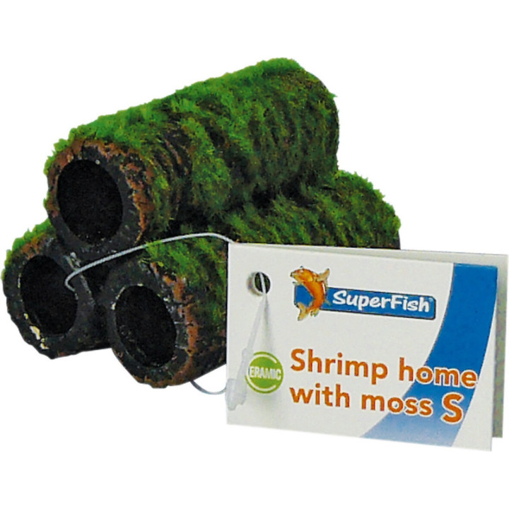 SUPERFISH SHRIMP HOME WITH MOSS S - SuperFish