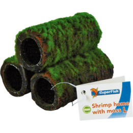 SUPERFISH SHRIMP HOME WITH MOSS L - SuperFish