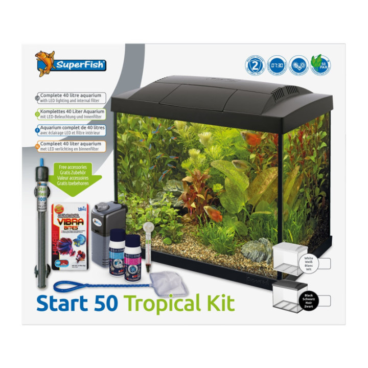 SUPERFISH START 50 TROPICAL KIT BLACK - SuperFish