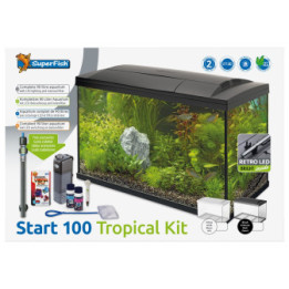 SUPERFISH START 100 TROPICAL KIT BLACK - SuperFish