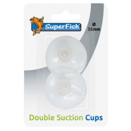 SUPERFISH DOUBLE SUCTION CUP 35MM 2X - SuperFish
