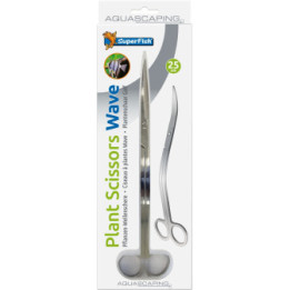 SUPERFISH STEEL PLANTSCISSORS 25CM WAVE - SuperFish