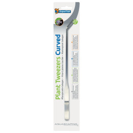 SUPERFISH STEEL PLANT TWEEZERS 27 CM CURVED - SuperFish