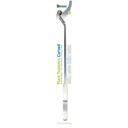 SUPERFISH STEEL PLANT TWEEZERS 48CM CURVED - SuperFish