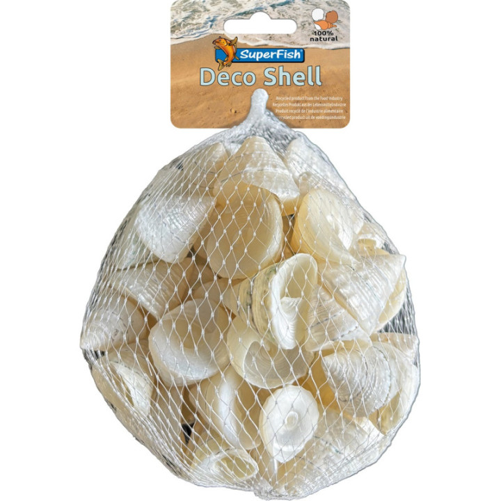 SUPERFISH DECO SHELL SPIRAL WHITE 200GR - SuperFish