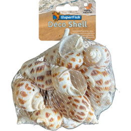SUPERFISH DECO SHELL SPIRAL STRIPED 200GR - SuperFish