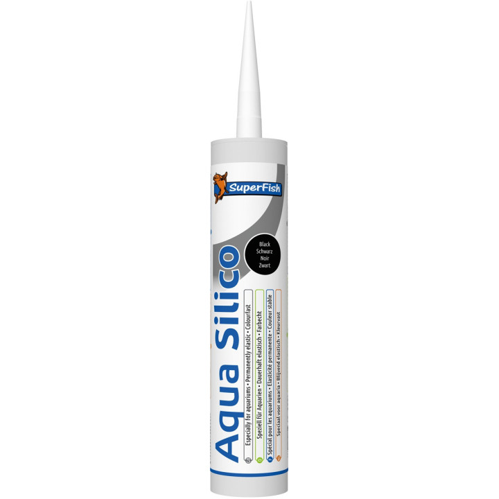 SUPERFISH AQUA SILICO 300ML BLACK silikoni