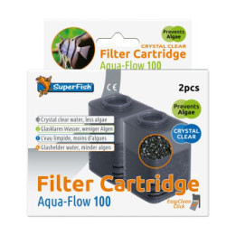 SUPERFISH AQUAFLOW 100/150 CRYSTAL CARTR.2X - SuperFish