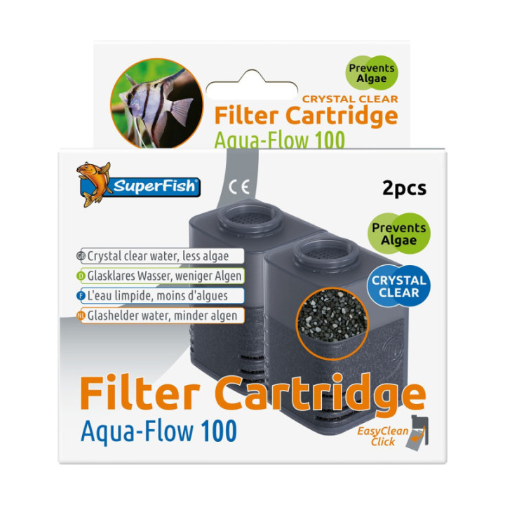 SUPERFISH AQUAFLOW 100/150 CRYSTAL CARTR.2X - SuperFish