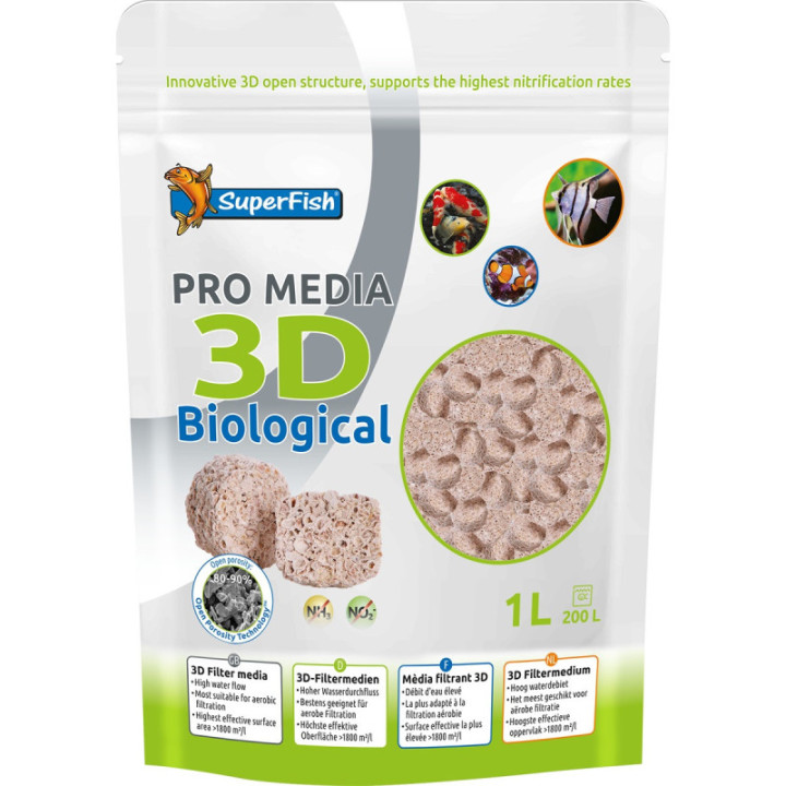 SUPERFISH 3D MEDIA 1000 ML - SuperFish