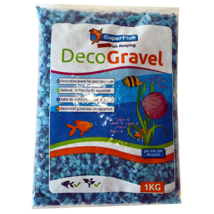 SUPERFISH DECOGRAVEL MIX BLUE 1KG - SuperFish