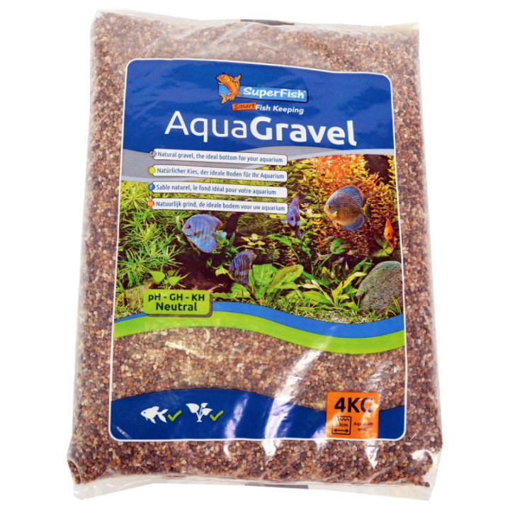 SUPERFISH AQUAGRAVEL DARK 1-2 MM 4KG - SuperFish