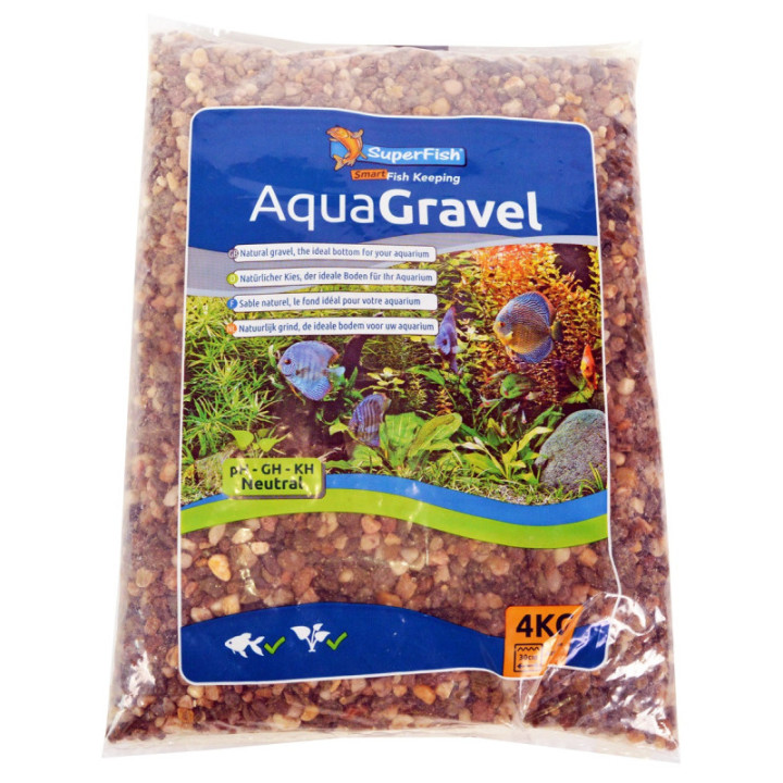 SUPERFISH AQUAGRAVEL DARK 3-6 MM 4KG - SuperFish