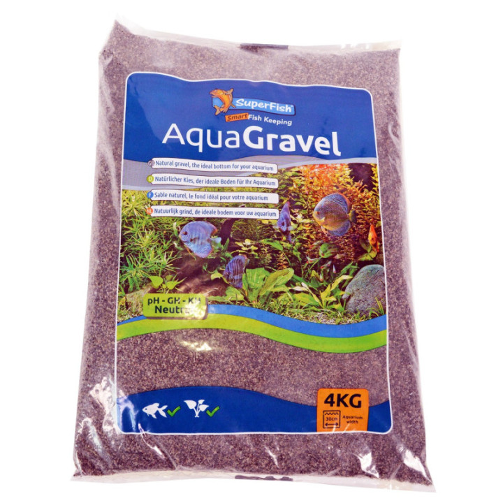 SUPERFISH AQUAGRAVEL COFFEE 2-3 MM 4KG - SuperFish