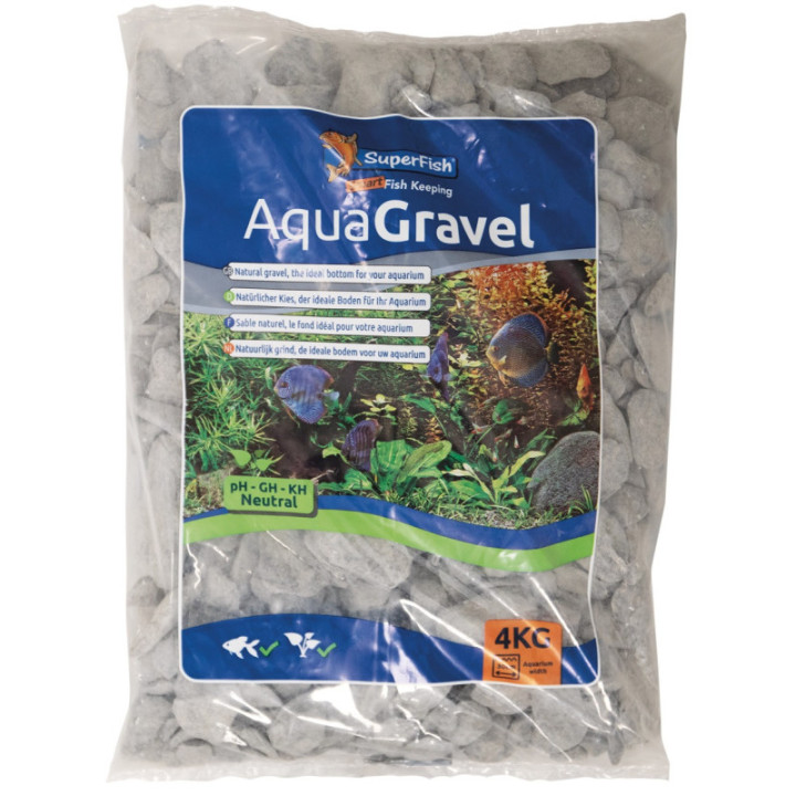 SUPERFISH AQUAPEBBLE BLACK 30-50 MM 4KG - SuperFish