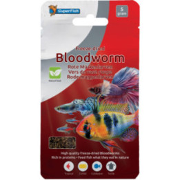 Superfish FREEZE DRIED BLOODWORM 5GR - SuperFish