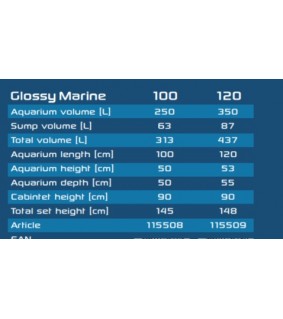 Aquael Glossy Marine 313 l