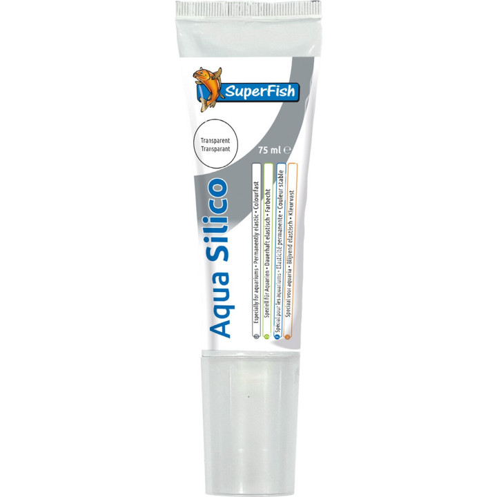 Superfish AQUA SILICO 75ML TRANSPARENT Aquarium Silicone Sealant