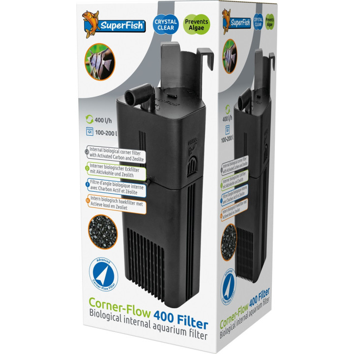 Superfish CORNERFLOW 400 FILTER WHITE - SuperFish