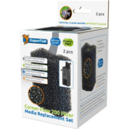 Superfish CORNER FILTER 200 MEDIA REPLAC SET - SuperFish